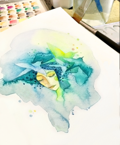 dessin femme Déborah