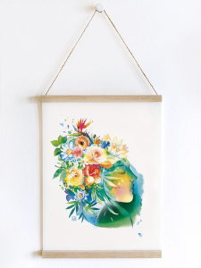 photo illustration suspendue