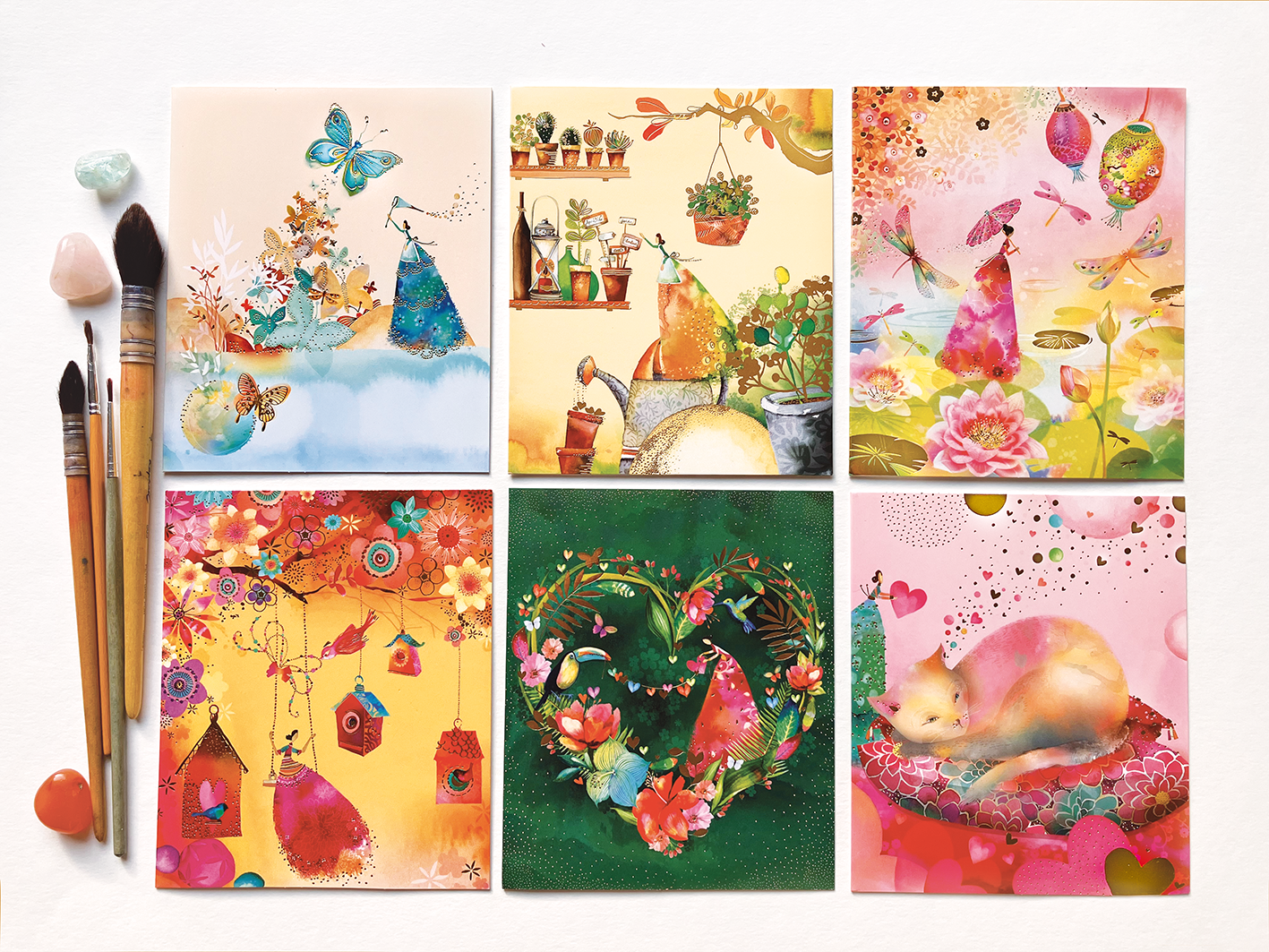 illustration cartes de rêveries